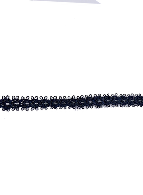 简约黑色蕾丝独特小众项链