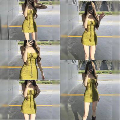 泰式穿搭性感纯欲吊带洋装女装春季新款重要场合漂亮修身短裙子