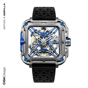 CIGA 渤哥同款 design玺佳X系列大猩猩机械表钛合金手表 热烈