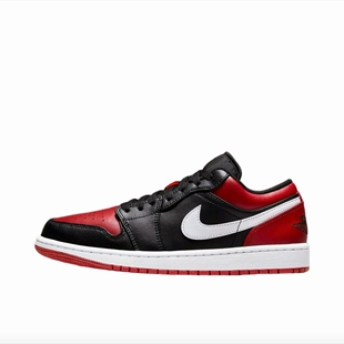 JORDAN Jordan Air Jordan 1 Low AJ1黑红防滑低帮篮球鞋临远仓