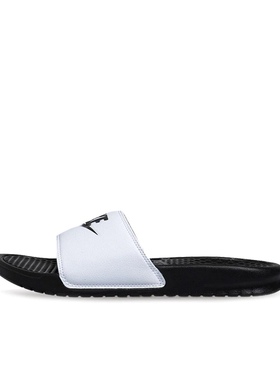 耐克Nike Benassi Jdi Slide 2.0一字拖鞋男女同款黑白远仓