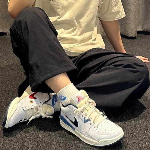 Jordan Stadium 90 皮革 舒适百搭 减震耐磨 低帮 生活休闲鞋
