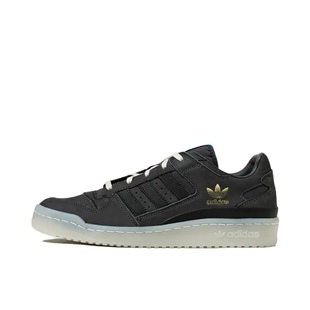 adidas adidas Originals FORUM低帮板鞋男女同款白黑/黑色追赶仓
