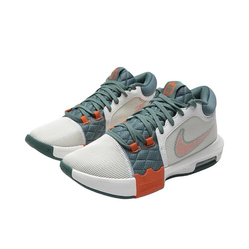 Nike LeBron Witness 8 詹姆斯 减震抗扭 轻便 篮球鞋 白色/追赶