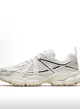 Anta安踏 G02-V2减震防滑 低帮跑步鞋 男款 白黑