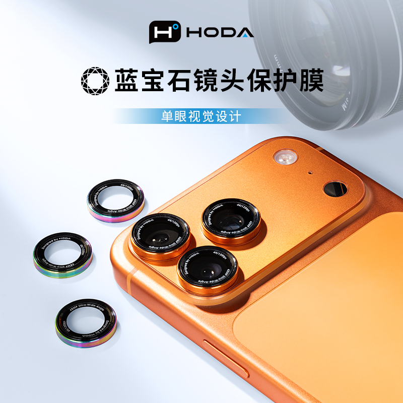 HODA单眼设计镜头膜适合苹果17P