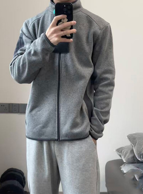 BP自制 平替茑家飞禽立领抓绒衣 长袖开衫亲肤加绒保暖外套男女