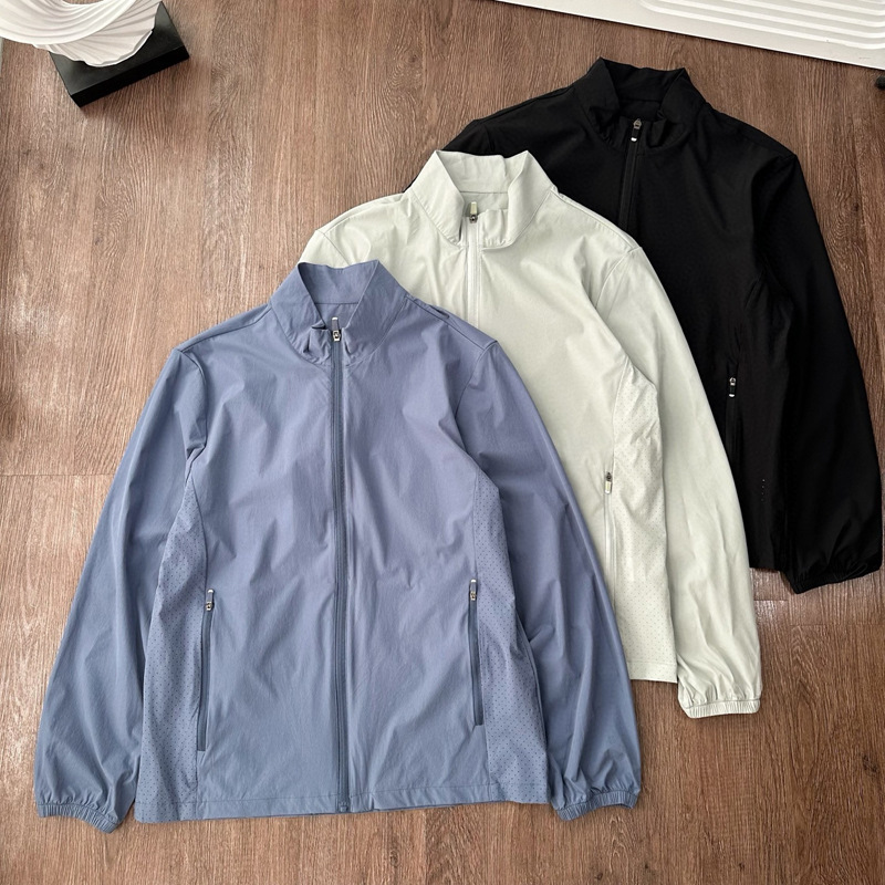 BP自制 鸟平替 Solano男夏季户外吸湿透气运动休闲立领皮肤防晒衣