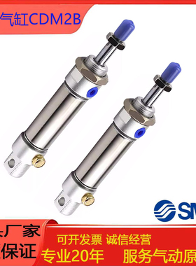 CDM2B20/SMC单动压入迷你气缸CM2B25/32/40-25-50-75-100-125T-Z
