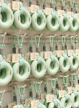 硅胶握力圈钥匙扣ins风握力器握力器挂件指力量训练器