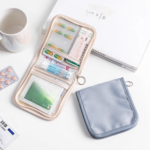 便携医药包家庭常备药品随身收纳袋旅行紧急救护药品分装包医疗包