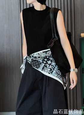 10月王腰果花三角丝巾