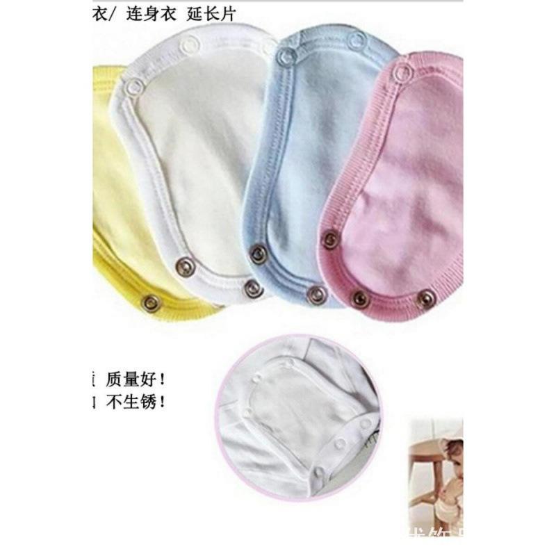 婴儿哈衣延长片包屁衣延长扣包屁衣延长片儿童爬服包臀衣加长棉图片