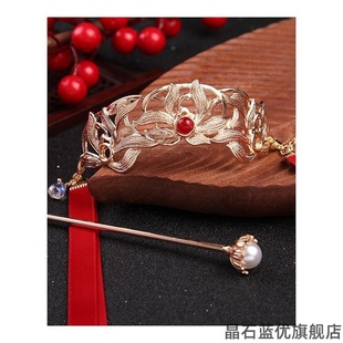 古风束发冠头冠马面裙配饰汉服头饰合神风头侠女装造