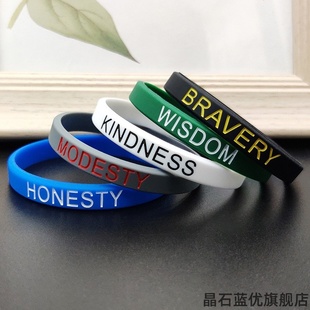 减压小清新厌恶疗法手环情绪控制硅胶创意抗焦虑勇敢冷淡