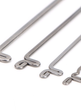 手摇提花横机针电脑横机修补针钢丝针手缝针串珠勾编织带舌头钩针