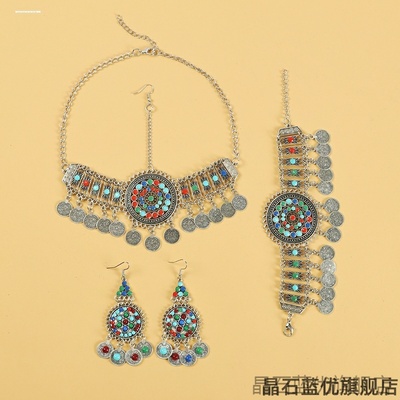 复古头发民族风月牙配饰