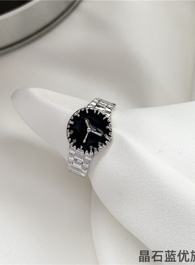 2024表盘戒指女韩国冷淡