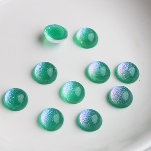 步摇戒面花心手工diy古风发簪饰品配件贴片散珠玉簪花蕊幻彩细闪