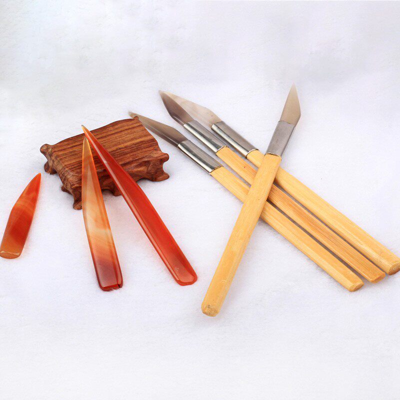 黄金白银首饰品抛光玛瑙刀戒指手镯保养抛光打金工具葫芦压光押花