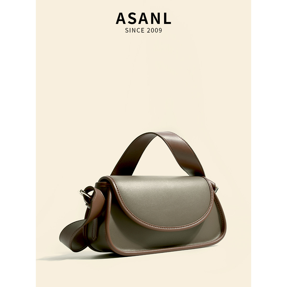 马鞍包真皮秋冬2021新款潮时尚百搭高级感爆款单肩斜挎轻奢女包包