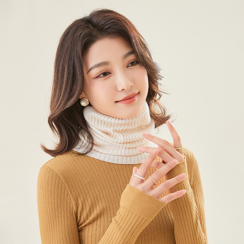 冬季螺纹简约男女通用脖套围脖