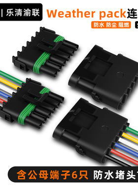 DJ3061Y-2.5-11/21 Delphi2.5汽车6孔连接器 12010975/12015799