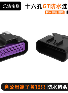 DJ7165D-1.5-11/21大灯雾灯16孔插头15326868/15326863连接器插头