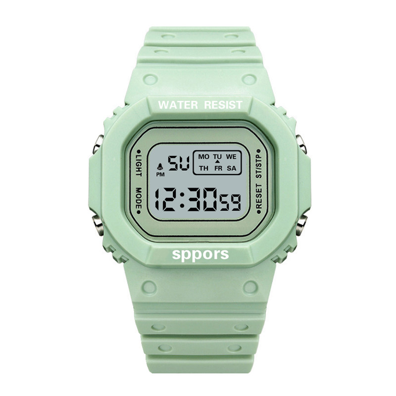 手表女ins风中学生男女式电子表少女简约气质防水夜光运动独角兽