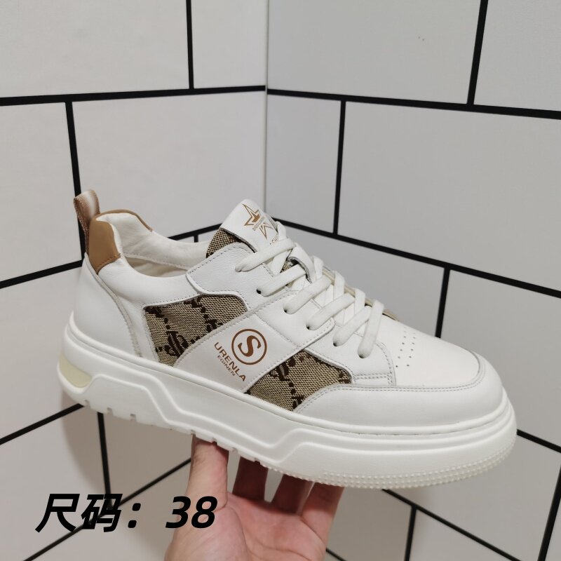 商场撤柜真皮断码男鞋透气小白鞋
