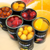 6种水果罐头 黄桃罐头425g整箱6罐大樱桃罐头草莓杏海棠果罐头