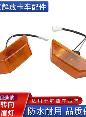 适用一汽解放J6P小J6L配件叶子板转向灯侧板小灯悍威J5侧边灯配件