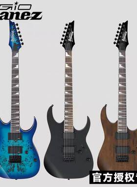 正品日本IBANEZ依班娜电吉他GRG121DX/GRGR221PA固定弦桥吉他