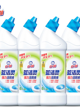 白猫蓝洁灵强力弯头洁厕液*4瓶