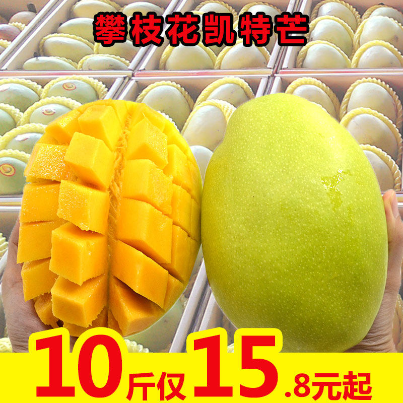 整箱10斤四川攀枝花凯特芒应季当季新鲜芒果新的热带大忙果特大果|ruв категории водной мясо/свежие фрукты и овощи/еда, свежие фрукты, манго - от Buy2taobao.com для оказания профессиональной услуги покупки агента Taobao