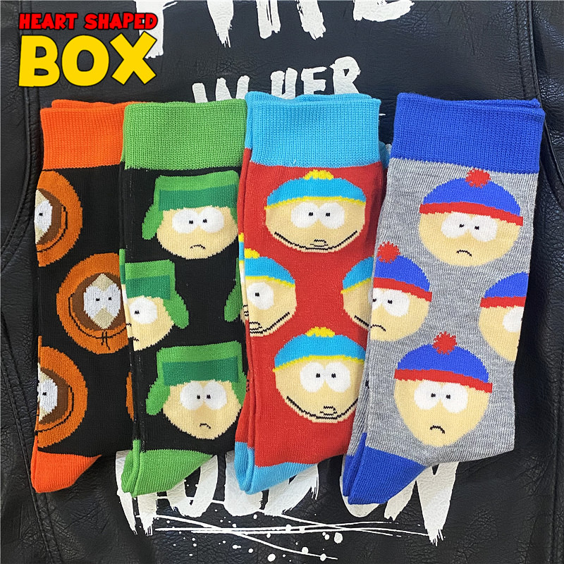 南方公园卡通中筒袜