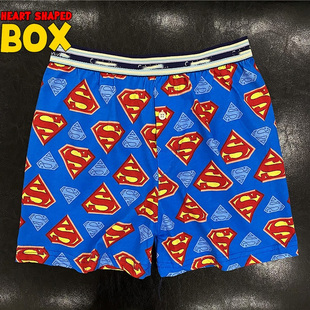 宽松内裤 超人卡通平角裤 四角裤