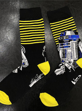星球大战R2卡通中筒袜