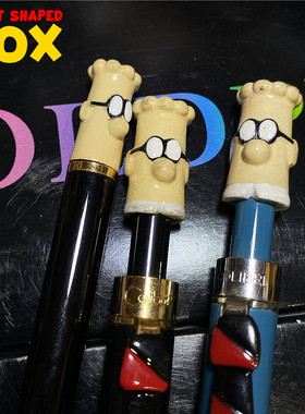 呆伯特Dilbert卡通金属古董圆珠笔