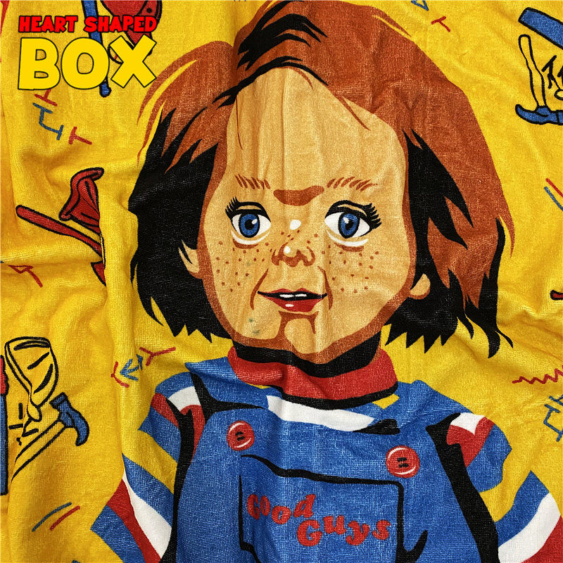 鬼娃回魂恰吉卡通浴巾