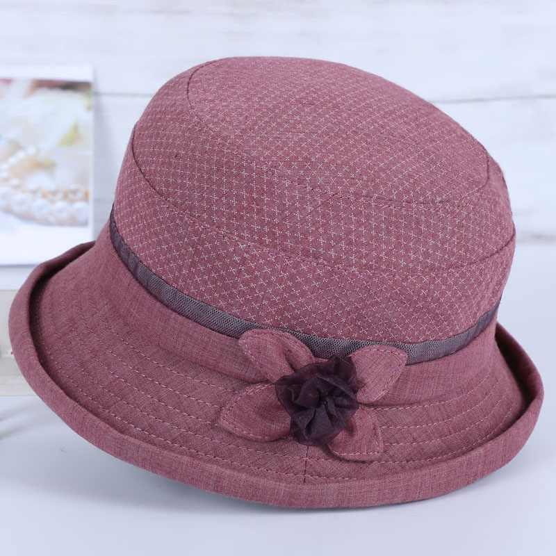 渔夫帽出游休闲女春秋卷边显脸小