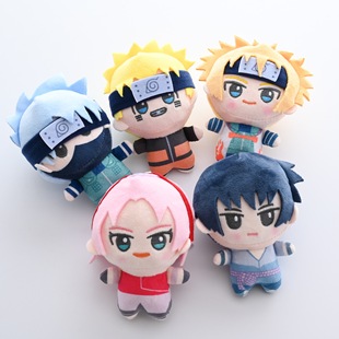 【卡通动漫周边】火影公仔毛绒玩具玩偶书包挂件忍者娃娃小挂饰