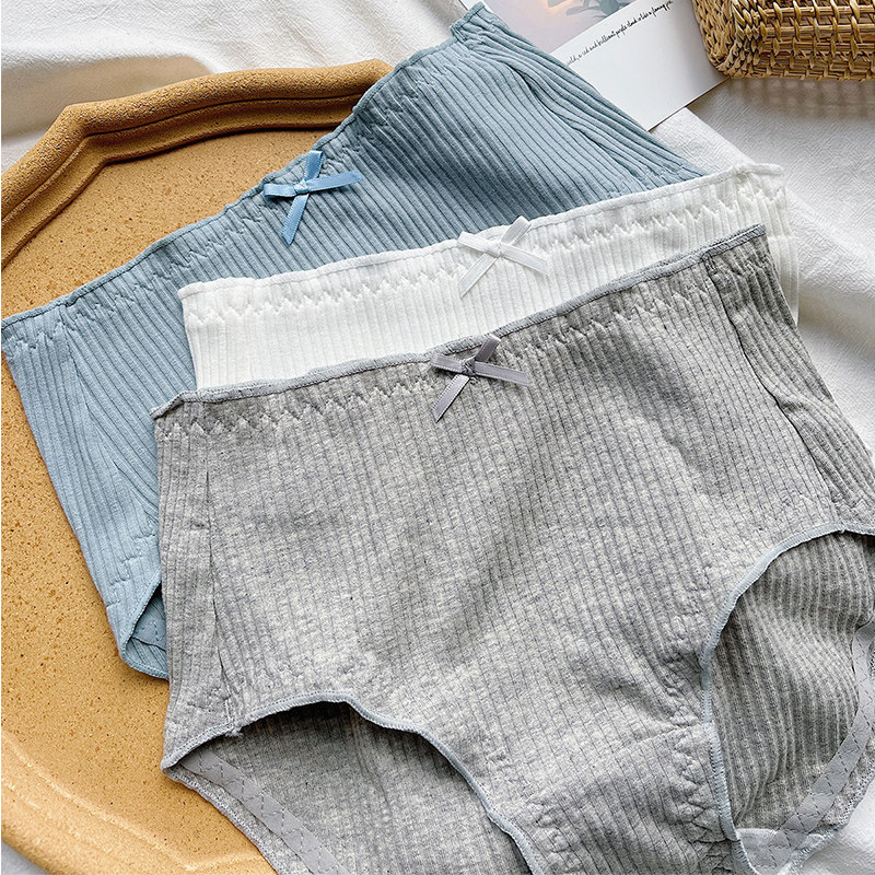 椰奶果青~纯棉柔软简约风少女甜美中腰无痕透气内裤女大码全棉,女士内衣/男士内衣/家居服,女三角裤,淘宝优惠券,粉丝福利购,淘宝优惠卷