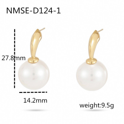 法式复古轻奢钛钢珍珠耳钉天然淡水珍珠精致小巧不锈钢耳环耳饰女