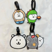 卡通动漫自嘲熊nagano周边可爱行李牌旅行箱托运登机牌包包小挂件