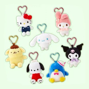 凯蒂猫XO企鹅青蛙库洛米巧克力猫智秀同款毛绒公仔玩偶包包小挂件