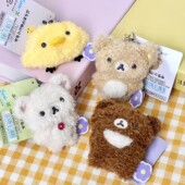 轻松熊可爱少女心春田花花小鸡毛绒公仔玩偶包包小挂件饰品钥匙扣