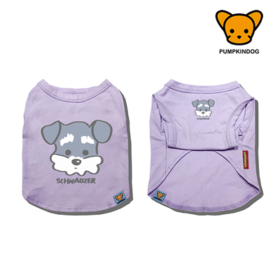 PUMPKINDOG 雪纳瑞纯棉背心西高地短袖T恤睡衣小中型狗狗宠物衣服