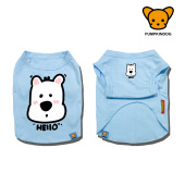 PUMPKINDOG T恤睡衣小中型狗狗宠物衣服 雪纳瑞纯棉背心西高地短袖