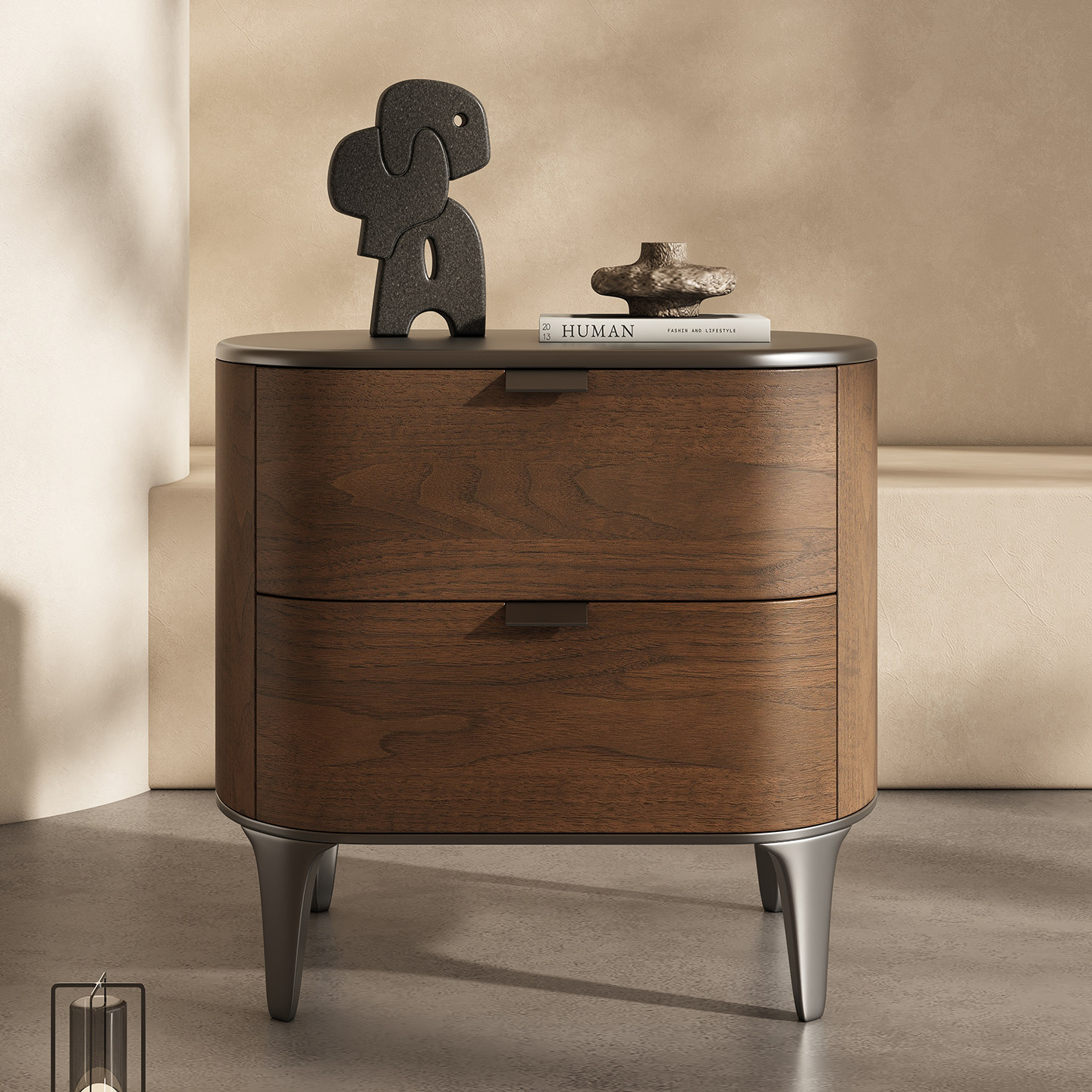 2025新款创意轻奢原木风实木烤漆床头柜家用卧室轻奢高级感收纳柜,住宅家具,床头柜,淘宝优惠券,粉丝福利购,淘宝优惠卷